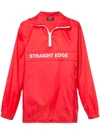 ANDREA CREWS Straight Edge wind breaker,WINDYRED12930132