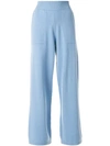 BARRIE BARRIE ROMANTIC TIMELESS CASHMERE TROUSERS - BLUE,A00C5762012897717