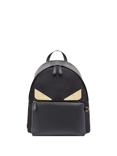 Fendi Bag Bugs Backpack In Noir