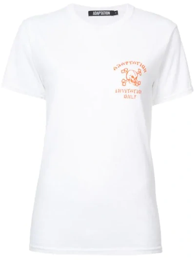 Adaptation Dt Vintage T-shirt In White