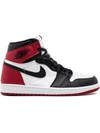 Jordan Air  1 Retro High Og "black Toe" Sneakers In White