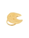 Givenchy Astral Moon Ring In Metallic