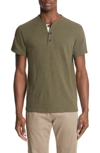Rag & Bone Standard Issue Henley In Army