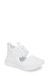 Puma Avid Leather/mesh High-top Sneakers, White In  White/ Drizzle/ White