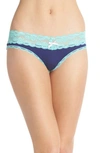 Honeydew Intimates Lace Waistband Hipster Panties In Midnight Moon