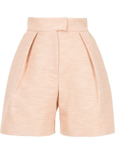 Martin Grant High-waisted Tailored Shorts In Pink