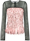 TOM FORD DEGRADE SMOKE AND FEATHER TOP,TS1674SDE15712677139