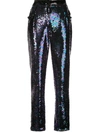 BALMAIN SEQUIN EMBELLISHED TROUSERS,135516276X12918967