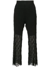 LOST & FOUND FLARED CROPPED TROUSERS,2232961312955822