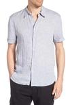 JAMES PERSE SLIM FIT LINEN SPORT SHIRT,MJZ3083