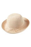 Helen Kaminski Classic Upturn Crocheted Raffia Hat In Natural