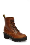Dr. Martens Leona Hiker Boots In Butterscotch