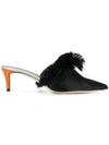 MARCO DE VINCENZO fringed trim mules,MXV157A33AF12KI12938740