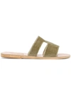 ANCIENT GREEK SANDALS APTEROS SLIDES,APTEROSVELVET12935099