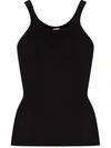 RE/DONE RIBBED TANK TOP,R242WTK112962933