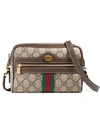 Gucci Ophidia Gg Supreme Mini Bag In Brown ,multicolour