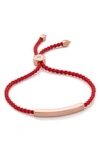 MONICA VINADER ENGRAVABLE LINEAR FRIENDSHIP BRACELET,RP-BM-LNBA-MNK