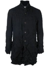 INDIVIDUAL SENTIMENTS INDIVIDUAL SENTIMENTS WOVEN SHAWL COLLAR JACKET - BLACK,JK52LCW511632511