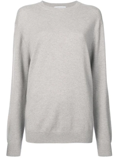 Alexandra Golovanoff Round Neck Sweatshirt In Grey