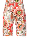 HOLIDAY FLORAL SHORTS RED,HOLSHFP