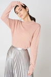 RUT & CIRCLE CAILYN TURTLE SWEAT - PINK