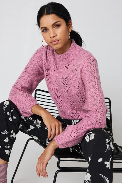 Na-kd Knitwear Sweater - Pink In Dusty Light Pink