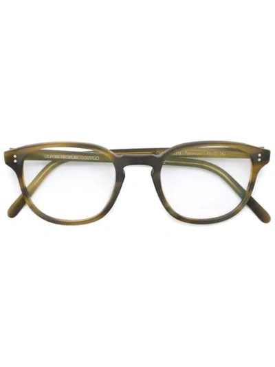 Oliver Peoples 'fairmont' Glasses In Brown
