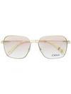 CHLOÉ OVERSIZED SQUARE SUNGLASSES,CHLKCE213512959512