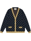 GUCCI GG cotton lurex cardigan,529193X9W8312964486