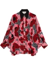 GUCCI POPPIES SILK SHIRT WITH BOW,521143ZLX1212964496