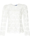 MACGRAW EMBROIDERED FLORAL BLOUSE,CC00312945936