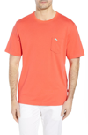 Tommy Bahama New Bali Sky Pima Cotton Pocket T-shirt In Bright Coral