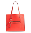MARC JACOBS THE BOLD GRIND LEATHER POCKET TOTE - RED,M0012566