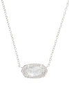 KENDRA SCOTT ELISA BIRTHSTONE PENDANT NECKLACE,N5067RHD