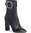 Saint Laurent Joplin 105 Leather Ankle Boots In Black