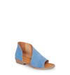 Free People 'mont Blanc' Asymmetrical Sandal In Washed Denim