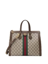 Gucci Small Ophidia Gg Supreme Top Handle Bag In Neutrals