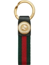 GUCCI NYLON WEB KEY RING,476390H9VEG12964947