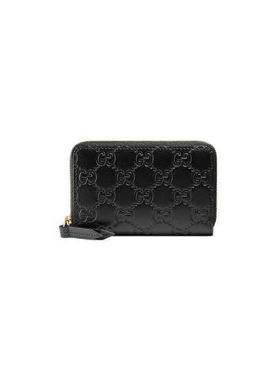 Gucci Signature Card Case In Black