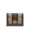 GUCCI OPHIDIA GG CARD CASE,52315596IWG12964681