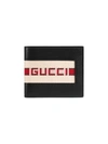GUCCI Gucci stripe leather wallet,408827CWGRN12964680