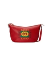 GUCCI GUCCI PRINT HALF-MOON HOBO BAG,5235880GDAT12964749