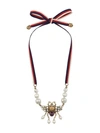 GUCCI BEE NECKLACE WITH CRYSTALS AND PEARLS,527133J2D5312964433