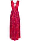 À LA GARÇONNE floral lace gown,118083112903567