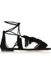 JIMMY CHOO Mindy Fringed Suede Sandals