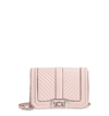 REBECCA MINKOFF SMALL LOVE LEATHER CROSSBODY BAG - PINK,HF17GCQX45