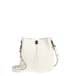 REBECCA MINKOFF DARREN DEERSKIN LEATHER SHOULDER BAG - WHITE,HU18SDND28