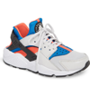 Nike Air Huarache Run Sneaker In Grey/ Black/ Coral/ Nebula