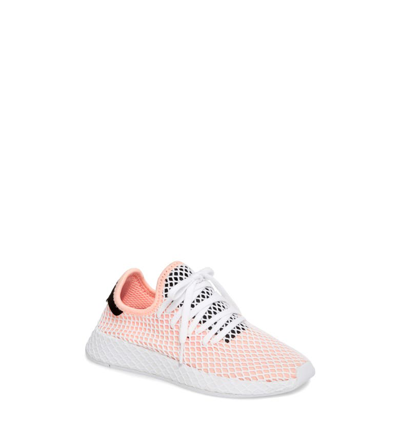 Adidas Originals Deerupt Runner Knitted Sneakers In Pink
