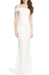 Katie May Legacy Crepe Body-con Gown In Ivory